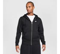 Felpa da tennis da uomo Nike Club Full-Zip Fleece - black/black/white - Nero