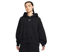 Nike Felpa Con Cappuccio Logo Centrale Nero Donna S