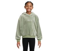Nike Felpa Con Cappuccio Logo Verde Bambina M