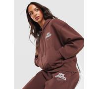 Nike Felpa con Cappuccio Oversize Graphic Swoosh, marrone M