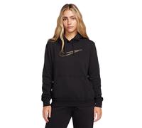 Nike Top Donna NSW PE CLB FLC Shine FB8763-010 Nero Taglia M