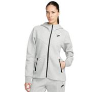 Nike - Felpa con Cappuccio Tech in Fleece - - Sport - Donna - Grigio - M