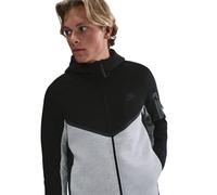 Nike Felpa con Cappuccio Windrunner E Zip A Tutta Lunghezza Tech - Uomo, Black/Dk Grey Heather/Black, HV0949-011, S