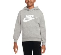 Nike - Felpa con cappuccio per ragazzi Club Fleece - grigio melange/bianco - FD2988-063 - XL