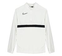 Nike Felpa da Ragazzo Acd21 Dril Top, Bambino, Maglia di Tuta, CW6112-100, Bianco/Nero/Nero/Nero, XS