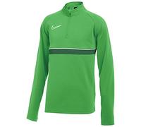 Nike Felpa da Ragazzo Acd21 Dril Top, Bambino, Maglia di Tuta, CW6112-362, Verde Chiaro/Bianco/Pino/Bianco, 13-15 Jahre