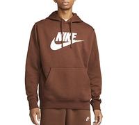 Nike Felpa da Uomo con Cappuccio Club Graphic Marrone Taglia S Codice BV2973-259