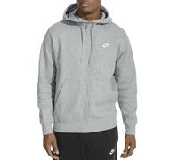 Felpa con cappuccio e zip a tutta lunghezza Nike Sportswear Club Fleece - Uomo - Grigio M