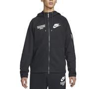 Nike Felpa da Uomo con Cappuccio e Zip Sportswear Nera Taglia M cod DM6548-010