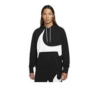 Nike Felpa da Uomo con Cappuccio Swoosh Nera Taglia S cod DH1027-010