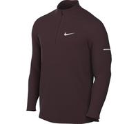 Top da uomo nike dri fit element red 1 2 zip