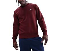 Nike Felpa da Uomo Girocollo Club Fleece Bordeaux Taglia S Cod FN3886-619