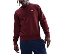 Nike Felpa da Uomo Girocollo Club Fleece Bordeaux Taglia L Codice FN3886-619 Rosso