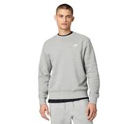 Felpa da tennis da uomo Nike Club Fleece Crew - dark grey heather/white - Grigio (L)