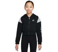 Nike Felpa French Terry con Cappuccio e Zip a Tutta Lunghezza G NSW Air FT FZ Hoodie Nero Nero 010 13-15 Anni