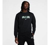 Nike Felpa Girocollo in Pile Air da Uomo, Black/Black, HM0177-011, 2XL