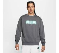 Nike Felpa Girocollo in Pile Air da Uomo, Iron Grey, HM0177-068, XS