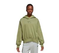 Nike Felpa Logo Con Cappuccio Air Verde Donna L
