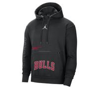 Nike Felpa Nba Bulls Flc Nero Rosso Uomo XL