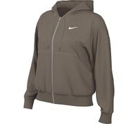 Nike Felpa Oversize con Cappuccio E Zip A Tutta Lunghezza Sportswear Phoenix Fleece - Donna, Mink Brown/Sail, DQ5758-233, XS