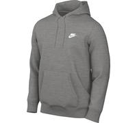 Nike Felpa Pullover in French Terry con Cappuccio Club - Uomo, Dk Grey Heather/Lt Smoke Grey/White, FN3866-063, 3XL