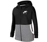 Nike Felpa Zip Intera Cappuccio Girl cu8302 010 XS