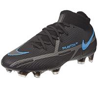 Nike Firm-Ground Soccer Cleats Phantom Gt2 Dynamic Fit Elite Fg, Black/Black-Iron Grey, CZ9889-004, 42.5 EU (9 US)