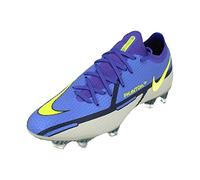 Nike Firm-Ground Soccer Cleats Phantom Gt2 Elite Fg, Sapphire/Volt-Grey Fog-Blue Void, CZ9890-570, 42.5 EU (9 US)