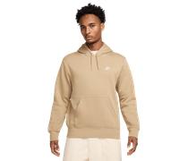 Felpa da tennis da uomo Nike Club Fleece Pullover - parachute beige/parachute beige/white - Marrone (L)
