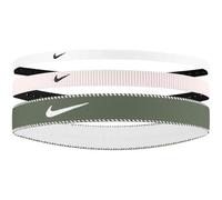 Nike Flex Classic Mixed Width 3PK Fascia per capelli da donna Light Soft Pink/Light Army/White One Size