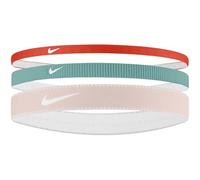 Nike Flex Classic Mixed Width 3PK Fascia per capelli da donna Picante Red/Cannon/White One Size