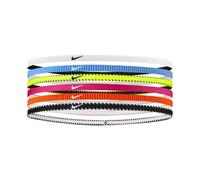 Nike Fasce elastiche per capelli Flex Classic Slim – Sottili per sport Volt – 6 unità
