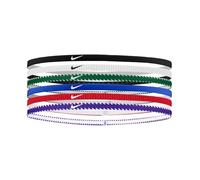 Nike Flex Classic Slim Headbands 6PK Fasce Elastiche Sottili per Capelli Sport Royal (6 unità)