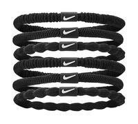 Nike Flex Hair Tie 6Pk Couleur : Black/Black/White Taille : ONE - Taille Unico