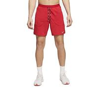 Nike Flex Stride - Pantaloncini da corsa 2 in 1, da uomo, 17,8 cm, Rosso universitario/rosso universitario, M