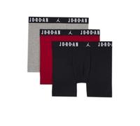 Jordan Boxer 'FLIGHT Cotton Core Boxer Briefs' grigio sfumato / rosso / nero / bianco, Taglia M
