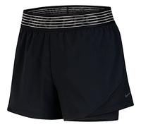 Nike FLX 2In1 Wvn Essnt Pantaloncini Pantaloncini da Donna, Donna, Black/Black/Thunder Grey, XL