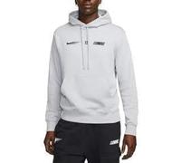 Nike FN4895-012 M NSW Si PO Hoodie FLC BB Maglia Lunga Uomo Wolf Grey Taglia M