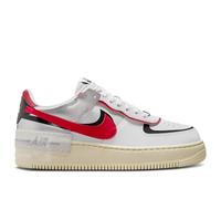 Nike FN6335-100 Nike Air Force 1 Shadow Donna, White/Gym Red-Black-Metallic Silver EU 40.5