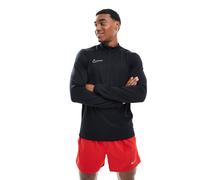 Nike Football - Academy 25 Dri-FIT - Top a maniche lunghe nero con zip corta XL