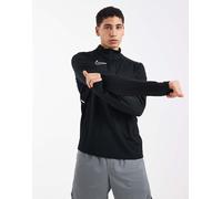 Nike Football - Academy 25 Dri-FIT - Top a maniche lunghe nero con zip corta XS
