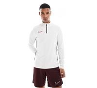 Nike Football - Academy 25 Dri-FIT - Top color crema con zip corta-Neutro M