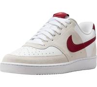 Nike FQ7628-100 Court Vision Lo Uomo, White/Team Red-Adobe-Dragon RE EU 37.5