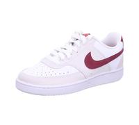 NIKE FQ7628-100 Court Vision Lo Uomo, White/Team Red-Adobe-Dragon RE EU 38
