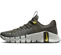NIKE Free Metcon 5, Sneaker Uomo, Sequoia/High Voltage-Light Silver, 43 EU