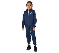 Nike Tuta Full Zip con Logo Taping Blu 6-8 anni (EU 116-128)