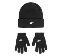 Nike Futura Ensemble Set Composto da berretto e guanti per bambini Black 4/7 anni