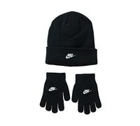 Nike Futura Ensemble Set Composto da berretto e guanti per bambini Black One Size