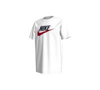 Nike Futura Icon Td, Maglietta A Maniche Corte Unisex Bambini E Ragazzi, Bianco (White/Obsidian/University Red), 158