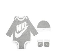 Nike Futura Logo Body per Bimbi Dk Grey Heather 0/6 Mesi